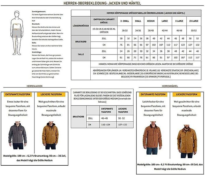 Carhartt Kurzjacke Sherpa Lined 105938 günstig online kaufen