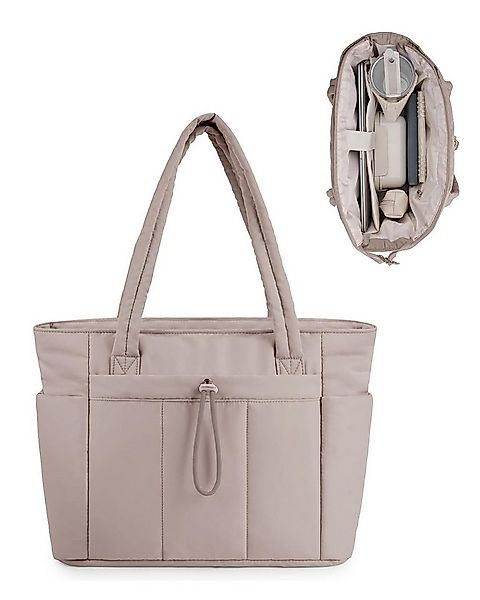 FOUORTUNATE-BEE Handtasche Damen-Handtasche 20 L, große gesteppte Einkaufst günstig online kaufen