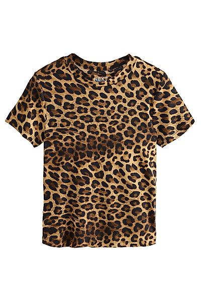 Next T-Shirt Superweiches, geripptes T-Shirt aus günstig online kaufen