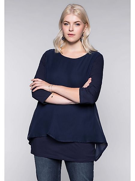 Sheego Blusenshirt Große Größen in leichter günstig online kaufen