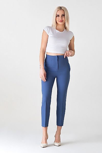 fashionshowcase Bügelfaltenhose Damen Hose Elegant Slim günstig online kaufen