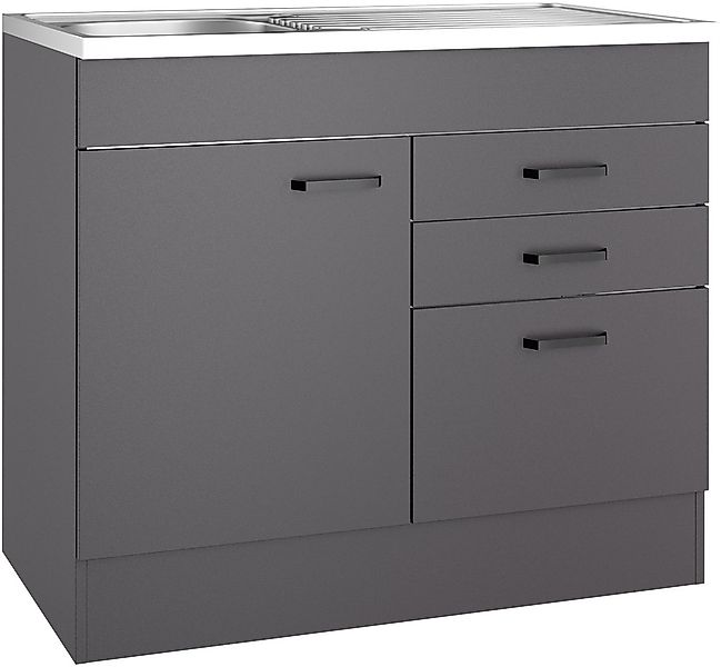 OPTIFIT Spülenschrank "OPTImulti" Breite 100 cm, Tiefe 60 cm, mit Spülenauf günstig online kaufen