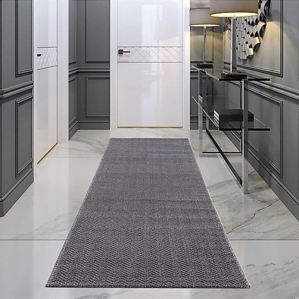 Carpet City Teppich »Friseé-Teppich FANCY805«, rechteckig, 12 mm Höhe, Läuf günstig online kaufen