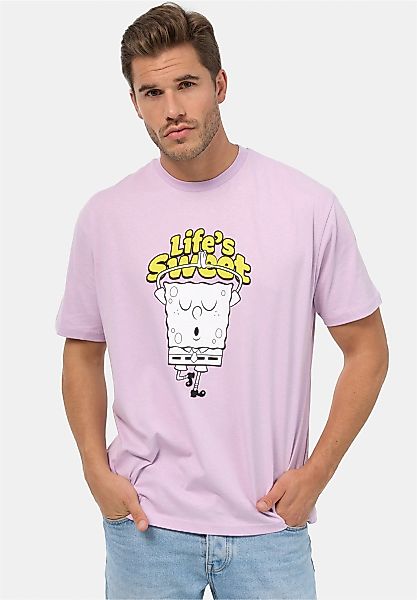 Recovered T-Shirt "SpongeBob Lifes Sweet Relaxed" 1 Stk. tlg. im lockeren S günstig online kaufen