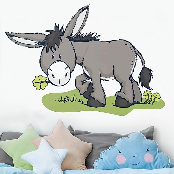 Wandtattoo Kinderzimmer NICI - Donkey mit Klee günstig online kaufen