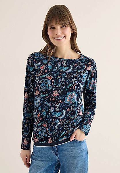 Cecil Langarmshirt mit U-Boot-Ausschnitt günstig online kaufen