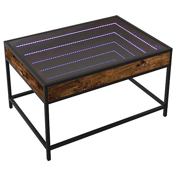 vidaXL Couchtisch mit Infinity-LED Räuchereiche 70x50x41 cm 847684 günstig online kaufen