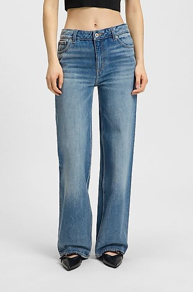 HUGO Blue 5-Pocket-Jeans "Gamala", Mid Rise im Baggy Fit günstig online kaufen