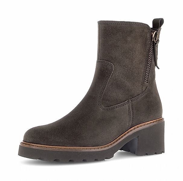Gabor Stiefelette "TUNIS", Blockabsatz, Herbstboots mit Zierreißverschluss günstig online kaufen