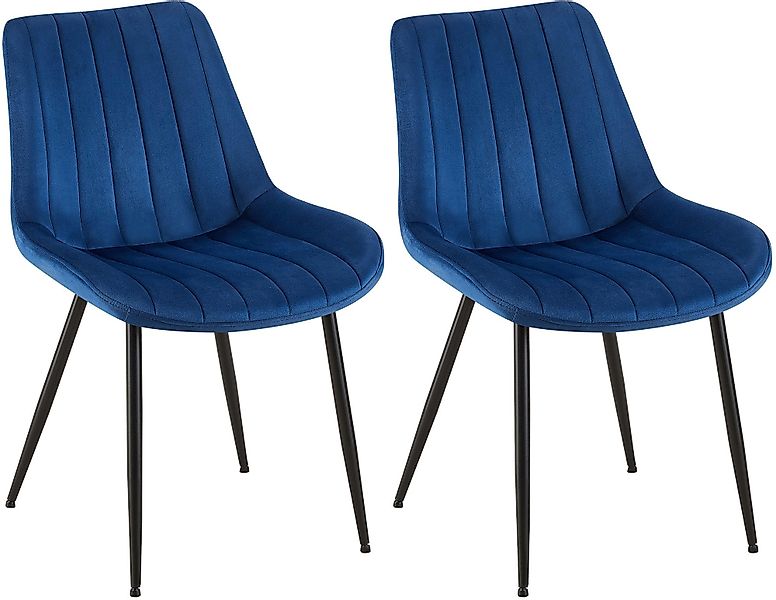 CLP Esszimmerstuhl Rahden Samt (2er Set), günstig online kaufen