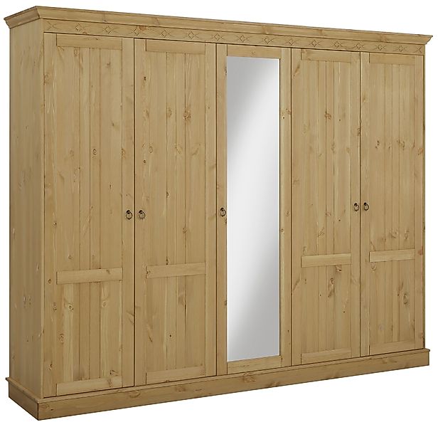 Home affaire Drehtürenschrank "Indra", (3 Breiten: 100/145/233 cm H/T ca.18 günstig online kaufen