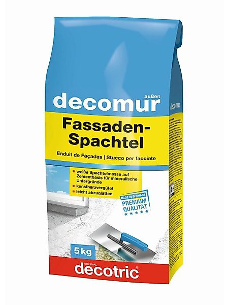decotric® Spachtelmasse Decotric Decomur Fassadenspachtel Außen günstig online kaufen