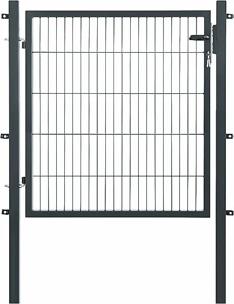 GARDEN N MORE Zauneinzeltür "Einzeltor Premium" 103 cm hoch, anthrazit günstig online kaufen