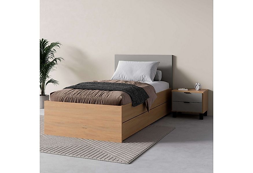 Vox Bett SIMPLE, sehr strapazierfähig, hydraulischer Bettkasten oder Schubl günstig online kaufen