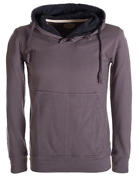 Vishes Kapuzensweatshirt Herren Sweatshirt aus Baumwollfleece mit Känguruta günstig online kaufen