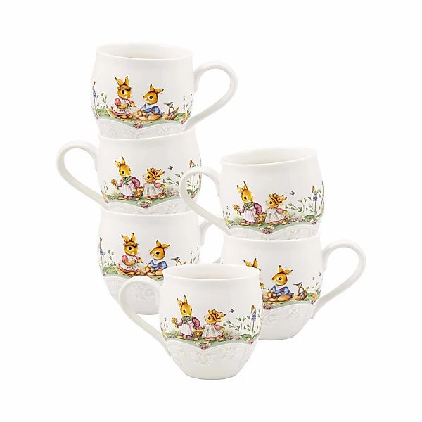 Villeroy & Boch Becher "Henkelbecher Spring Fantasy 0,5 l 6er Set bunt" günstig online kaufen