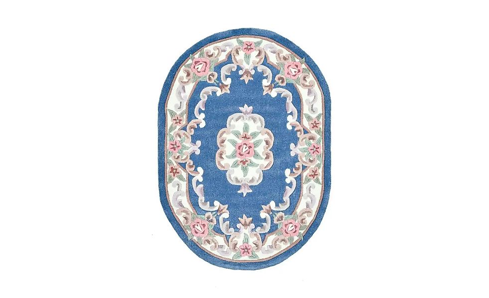 THEKO Vintageteppich  Ming ¦ blau ¦ Synthetische Fasern ¦ Maße (cm): B: 120 günstig online kaufen
