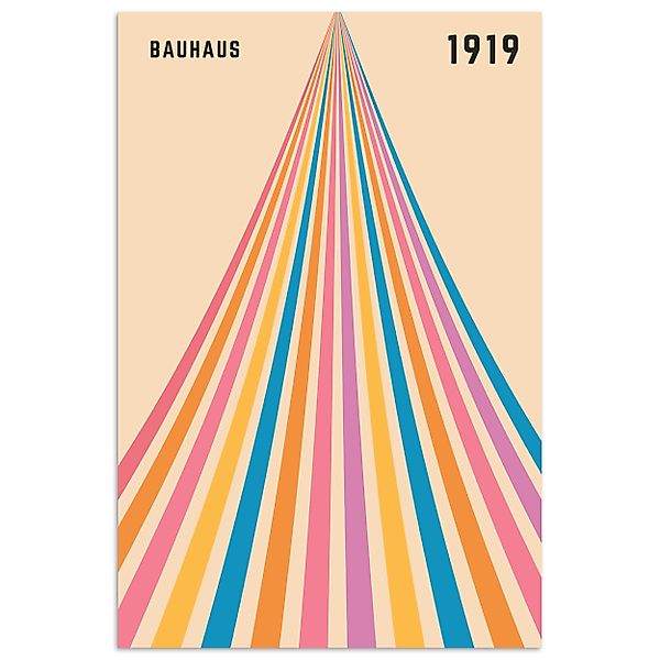 MuchoWow Poster Bauhaus - Farbenfroh - günstig online kaufen