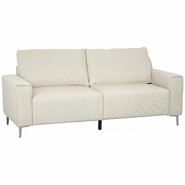 HOMCOM 3-Sitzer Sofa, Couch mit Armlehnen, Rückenkissen, Wohnzimmersofa mit günstig online kaufen