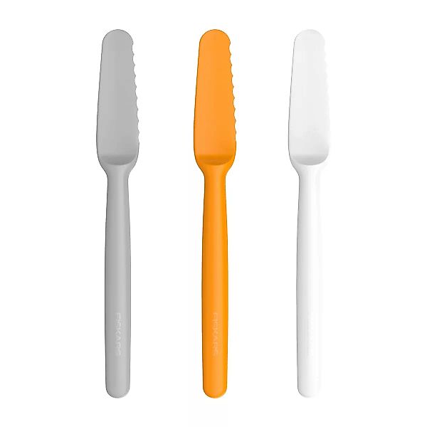 Functional Form Buttermesser 3er Pack grau-orange-weiß günstig online kaufen