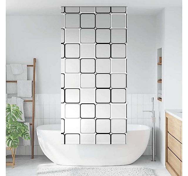 vidaXL Duschrollo, Duschrollo 110x240 cm Stoffbreite 106 cm günstig online kaufen