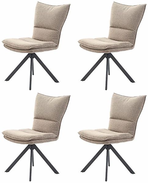 Jockenhöfer Gruppe Drehstuhl "Florina" (Set) 4 Stk.4-Fuss-Stuhl, inklusive günstig online kaufen