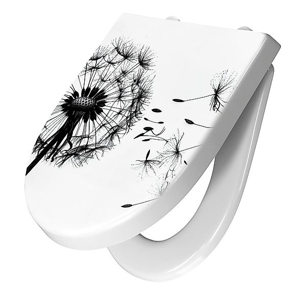 Primedeco WC-Sitz mit Absenkautomatik Motiv Pusteblume günstig online kaufen