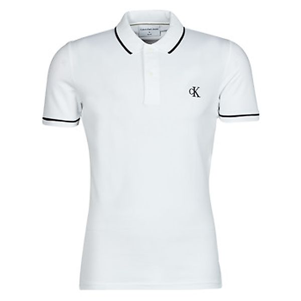 Calvin Klein Jeans Poloshirt "TIPPING SLIM POLO", mit Logomarkenlabel günstig online kaufen