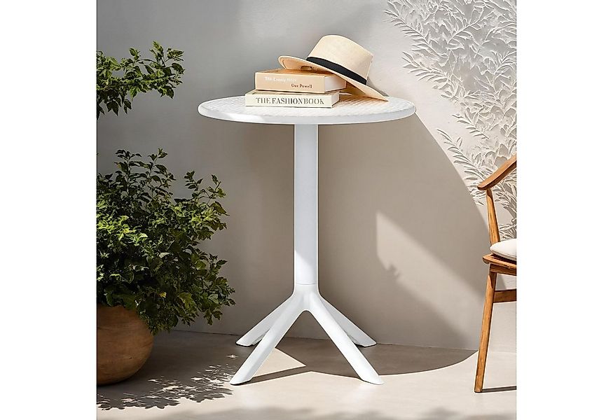 IDIMEX Gartentisch LUZ, runder Balkontisch 60cm, kleiner Outdoor Tisch aus günstig online kaufen