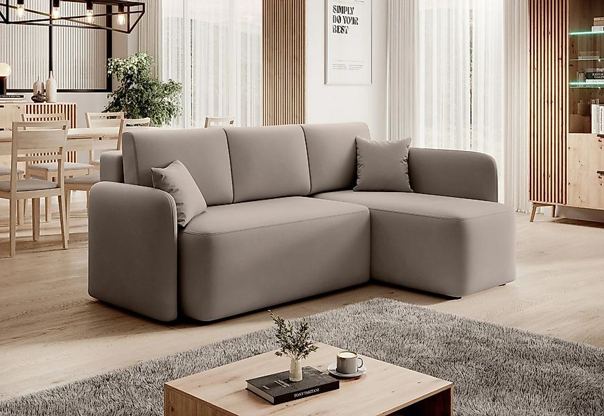 DB-Möbel Ecksofa Hudson mit Schlaffunktion 206X150cm. Ecksofa vom Herstelle günstig online kaufen