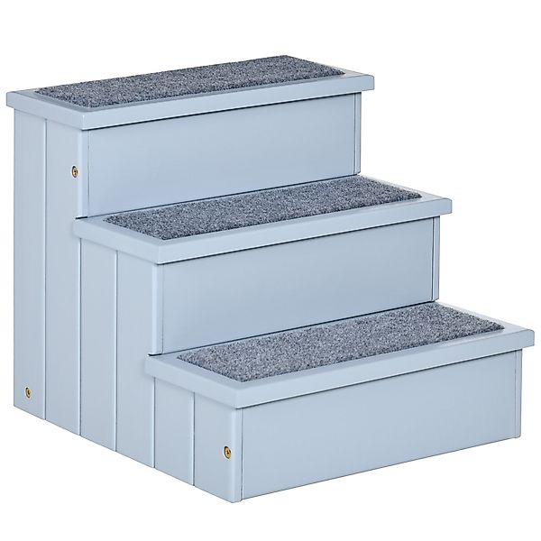 PawHut Haustiertreppe 3 Stufen Tiertreppe Katzentreppe günstig online kaufen