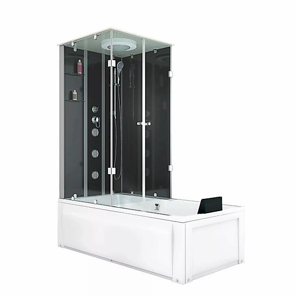 AcquaVapore Dusche Wanne Kombination K05-R30-EC Duschkabine 90x180 günstig online kaufen
