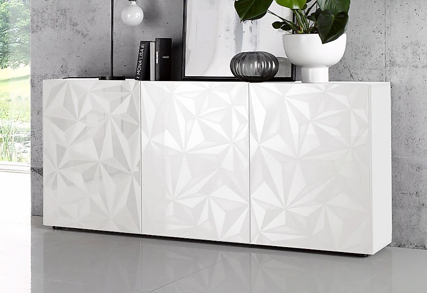 Home affaire Sideboard "Prisma Breite 181, Kommode 3 Türen, Anrichte" Front günstig online kaufen