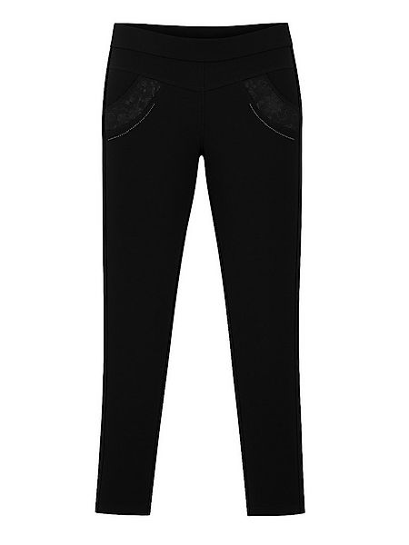 LMC Stoffhose Warme Thermo Pants mit eleganten Glitzer und Spitze BambooSwe günstig online kaufen