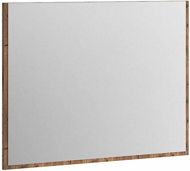 Home affaire Garderobenspiegel "MUSTA, 95x70x2 cm mit farblich abgesetzer R günstig online kaufen