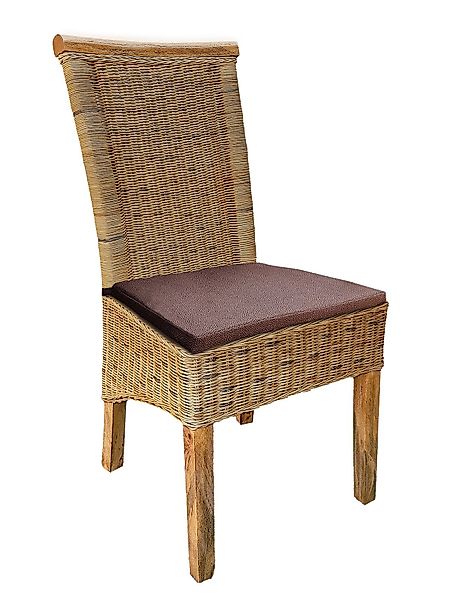 Amagohome Rattanstuhl Rattanstuhl Set 6 Stück günstig online kaufen