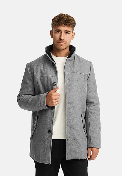 Indicode Wollmantel INLunik Herrenmantel mit Wollanteil günstig online kaufen