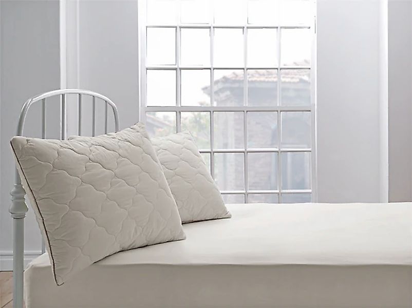 Yatas Bedding Naturhaarkissen »Superwashed Wolle, Kopfkissen 40x80, 80x80 c günstig online kaufen