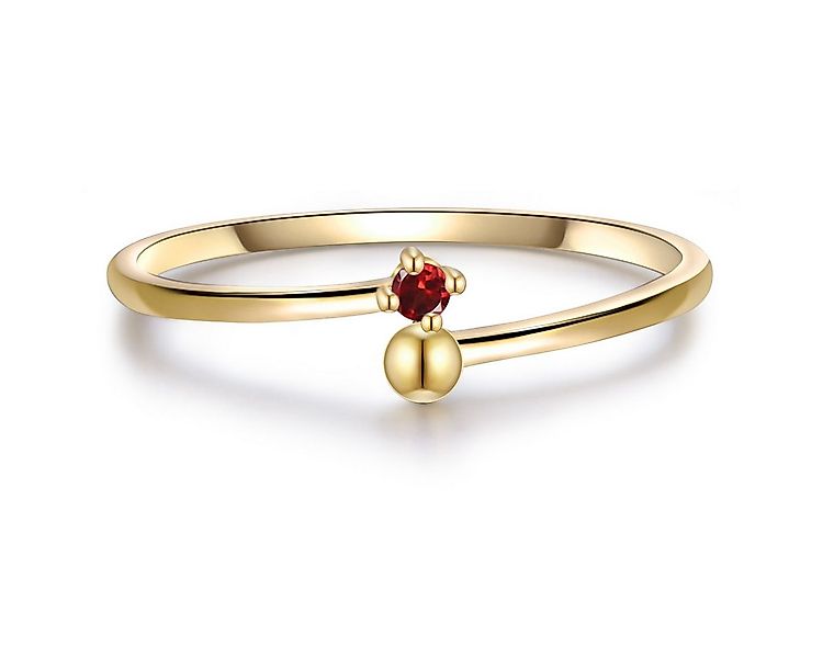 Glanzstücke München Solitärring GSM242 (1-tlg), aus Sterling Silber günstig online kaufen