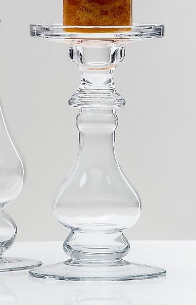 Sandra Rich Kerzenhalter Kerzenständer Shine klar rund von Sandra Rich günstig online kaufen