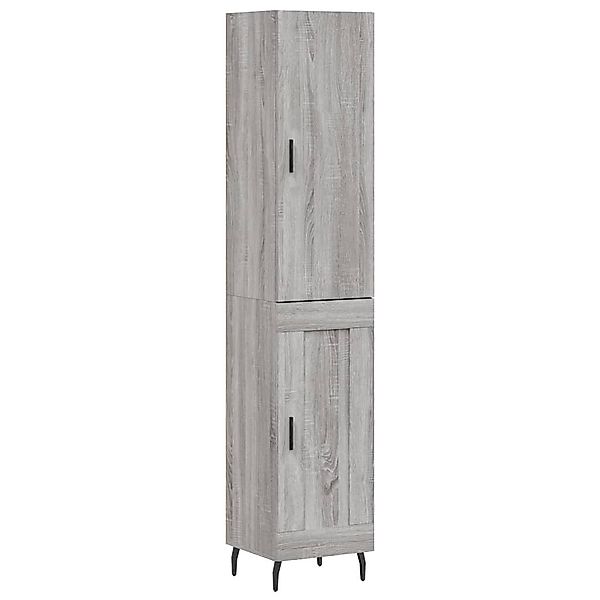 vidaXL Highboard Highboard Grau Sonoma 34,5x34x180 günstig online kaufen
