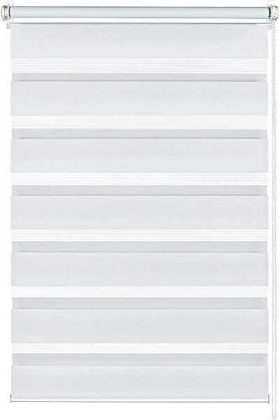 GARDINIA Doppelrollo »Easyfix« halbtransparent Sichtschutz mit Bohren/ohne günstig online kaufen