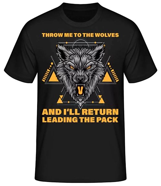 Throw Me To The Wolves · Männer Basic T-Shirt günstig online kaufen