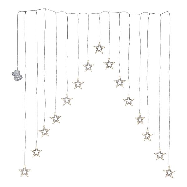 EGLO Lichterkette Decystar, Lichtervorhang Wohnzimmer Schlafzimmer, günstig online kaufen