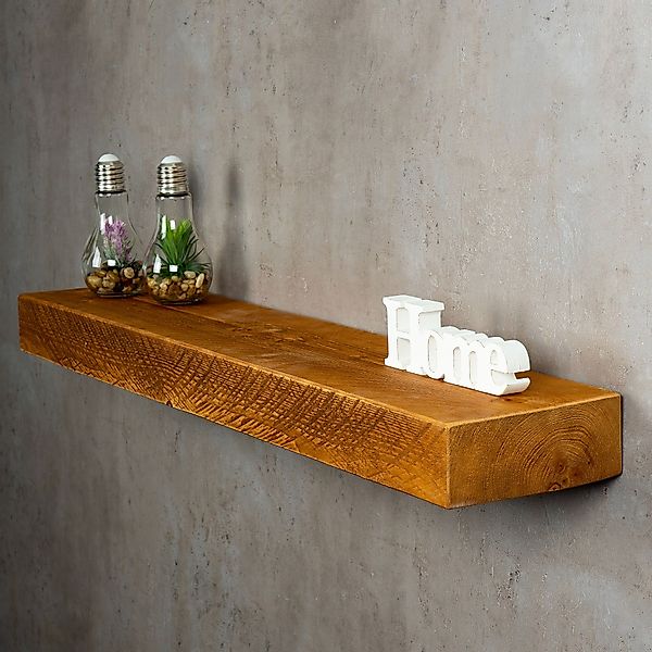 Levandeo® Wandregal, levandeo Wandregal Holz Massiv günstig online kaufen