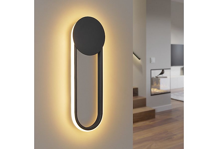 Nettlife LED Wandleuchte LED Wandleuchte Treppenhaus 12W 41cm 3000K, LED fe günstig online kaufen