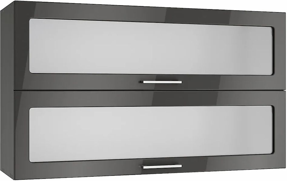 KOCHSTATION Klapphängeschrank "KS-Milan" Klapphängeschrank 100 cm, matte od günstig online kaufen