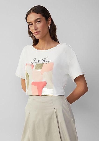 s.Oliver Kurzarmshirt T-Shirt T-Shirt im Loose günstig online kaufen