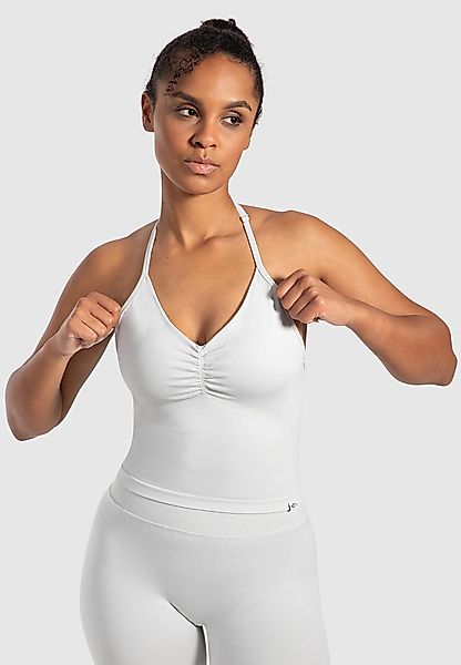 Smilodox Tanktop Malena, Cropped Neckholder Sporttop, günstig online kaufen