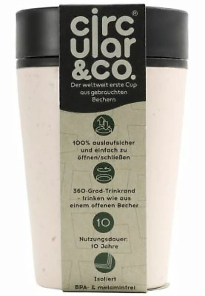 circular&co® Circular & Co Kaffeebecher 227 ml Isolierbecher AdultU schwarz günstig online kaufen